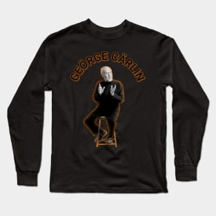 George Carlin Back in action Long Sleeve T-Shirt